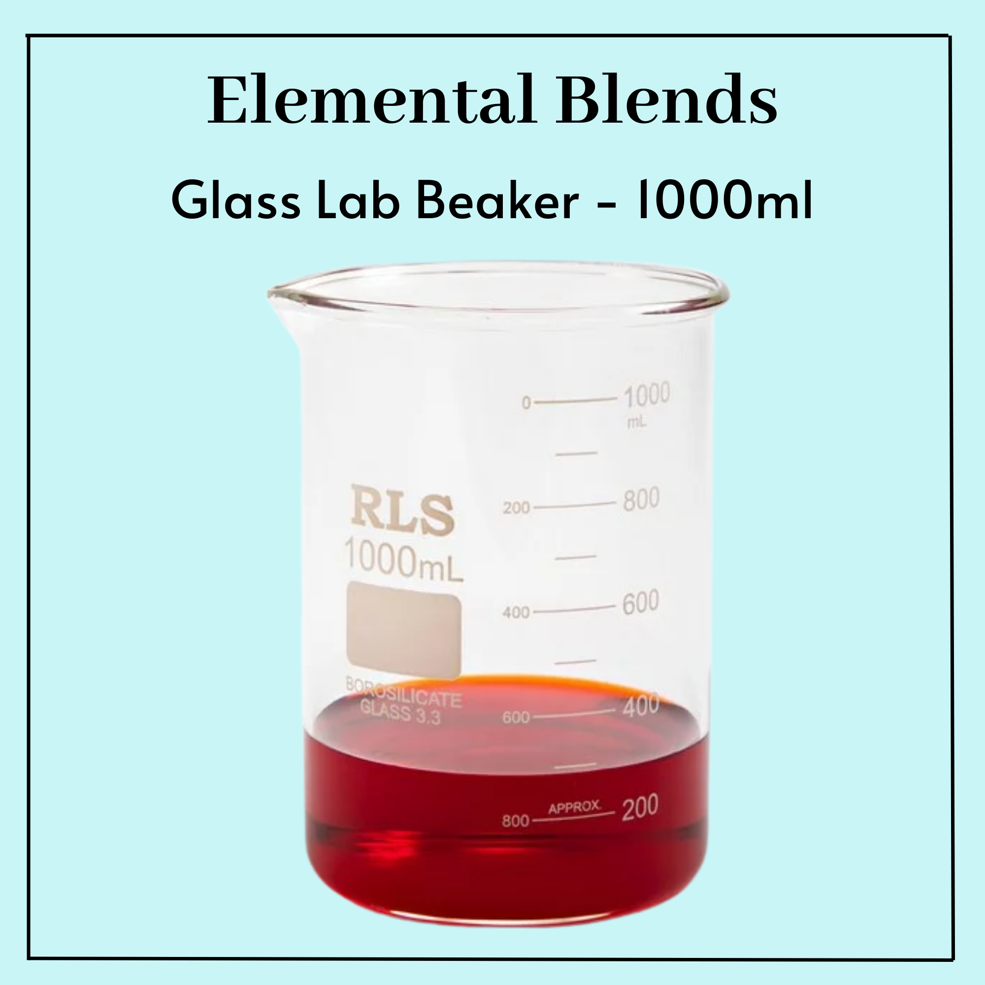 Glass Lab Beaker 1000ml